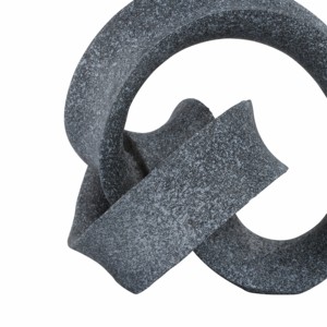 Scultura astratta a forma di anello in resina moderna, accessorio decorativo per la casa, soggiorno, ufficio, bagno, espositore da scaffale - Product Image 5
