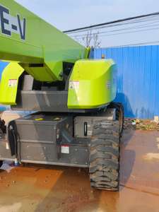 इस्तेमाल किया 32 मीटर डीजल पहिएदार पहिया स्पष्ट उछाल लिफ्ट ZA34J-V हवाई कामकाजी मंच आवश्यक कोर घटक पंप इंजन मोटर - Product Image 5