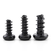 Vis autotaraudeuses en acier inoxydable 304 zingué noir à tête cylindrique PT, à embase fraisée, à embase cruciforme Phillips, M1.7 M2 M2.5 M3