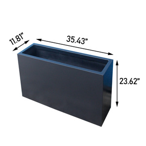 KX New product listing window indoor hanging stackable assemble elevated concrete fiberglass planter cat litter box