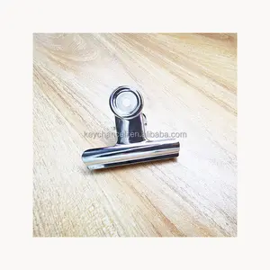 75mm nickel plating silver paper clip custom jumbo spring clip metal bulldog clip