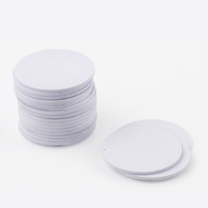 Trắng biểu tượng tùy chỉnh NFC ntg213 PVC Coin tag Glossy cả hai bên RFID nhựa trống vòng thẻ Nhà cung cấp - Product Image 6