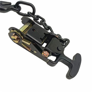 Ensemble de sangles à cliquet en acier au carbone avec revêtement en poudre pour le resserrement de cargaison dans les applications automobiles - Product Image 1