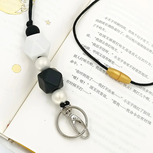 สายคล้องคอแบบลูกปัดส่วนตัวสำหรับกุญแจหรือบัตรประจำตัว ของขวัญสำหรับครู ของขวัญสำหรับพยาบาล ของขวัญสำหรับนักเรียน สายคล้องบัตรประจำตัว สายคล้องคอแบบลูกปัดซิลิโคน - Product Image 3