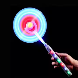 Đầy màu sắc LED Glowing cối xay gió đồ chơi cho trẻ em tương tác whirling nhấp nháy quay cối xay gió cho Halloween tốt nghiệp - Product Image 3