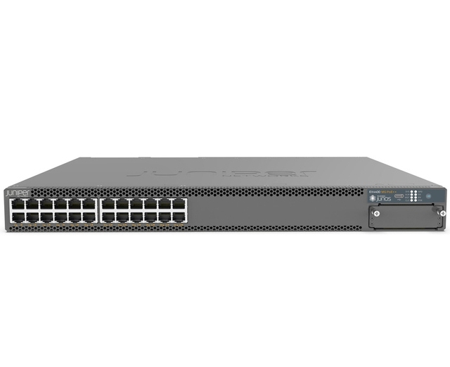 EX4400-24P 24x1G PoE 2x100G Uplink Stacking Ports Network Switch Managed Ethernet Network Switch Enterprise Office Network