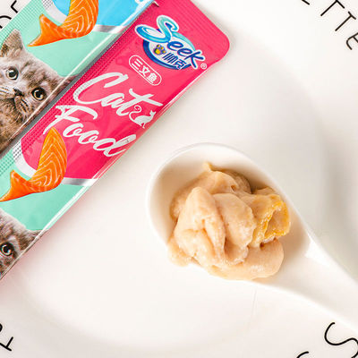 Оптовая продажа с завода, батончики для кошачьего лечения с высоким уровнем питания, жидкая кремовая закуска для кошек