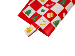Grid Christmas <strong>Elements</strong> Gifts Wrapping <strong>Paper</strong> for Celebrating Holiday Gift Packaging - Product Image 4