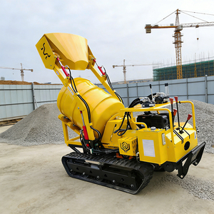 Usine chinoise de mini-bétonnières : Bétonnière mobile sur chenilles, portative et auto-déchargeante, en promotion - Product Image 1
