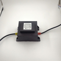 Transformateur entièrement encapsulé en époxy EI86 IP68, 80W, 220V 50Hz, entrée AC24V, sortie étanche, alimentation pour éclairage paysager