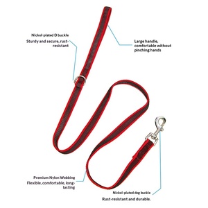 Laisse pour <span class=keywords><strong>chien</strong></span> personnalisée style western, en caoutchouc durable, contrôle facile, poignée souple, diverses couleurs, rubans imprimés mignons, pour la promenade - Product Image 3