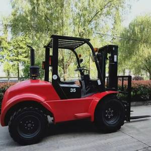 2wd 4wd משטח קשה מלגזה 3t מחוץ לכביש מלגזה עם שידור אוטומטי - Product Image 6