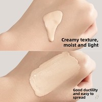 Anti-cernes liquide contrôle de l'huile longue durée BB crème contrôle de l'huile étanche à la transpiration pour peau sèche et grasse naturelle