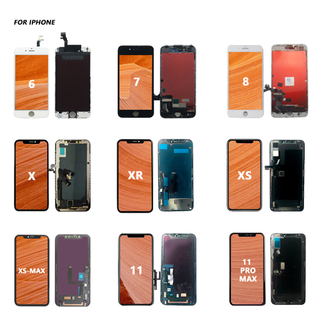 Original Refurbished New Oled for iphone 10 Xs Max Screen for iphone Broken Lcd Dummy for iphone 11 Pro Max Display