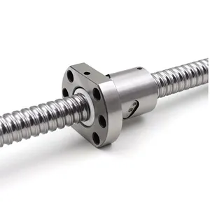 CNC Router 12mm Đường kính ballscrew bóng vít sfu1204 với kết thúc gia công BK10 bf10 bkbf10