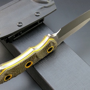 Couteau pliant portable HK en acier inoxydable, manche G10, 258 mm, pour camping, usage tactique, OEM personnalisable, découpe industrielle - Product Image 4