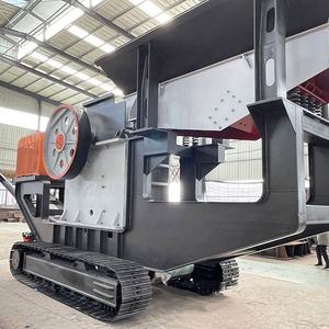 Système de concasseur de pierres mobile de type chenille Concasseur de roches mobile portable Concasseur à mâchoires pour carrière - Product Image 6