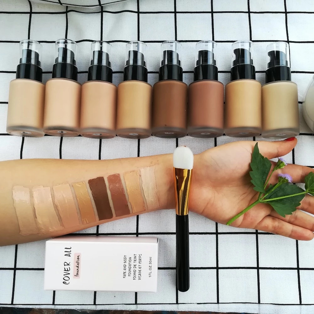 Жидкая основа для макияжа с полным покрытием, фирменная торговая марка