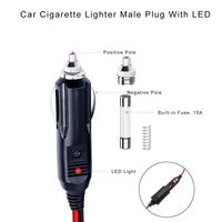 Encendedor de Cigarrillos de Baquelita para Auto, Adaptador de Enchufe de 12v, Encendedores Eléctricos a Batería, Cargador de Cigarrillos para Auto, Cable de Alimentación de CC