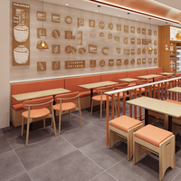 Mobilier de restaurant commercial : Banquette, canapé, banquette de restauration, ensemble table et chaises pour restauration rapide, café et salon de thé