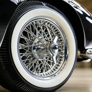 Ruedas de Alambre en Oferta, 13 14 15 16 17 18 20 21 22 24 26 Pulgadas, 72 100 Radios, Cromadas, Estilo Lowrider, Clásicas para Autos Americanos - Product Image 1