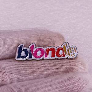 Album biondo ispirato <span class=keywords><strong>Note</strong></span> musicali minimaliste e dischi in vinile con spilla in metallo artigianato per musicisti e amanti della musica - Product Image 2