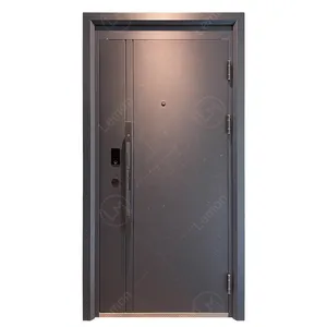 ขายส่ง ที่ดีที่สุดประตูล็อค-Best Selling Fire Proof Front Door Security Steel Door With Smart Lock For Apartment