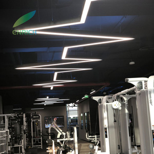 Lampada a Sospensione LED Lineare a Forma di Battito Cardiaco Personalizzabile, Illuminazione RGBW per Palestre con Controllo APP/Musica - Product Image 1