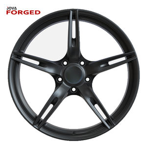 Rines JOVA de Alto Rendimiento en Negro Mate 5x120.65 5x112 5 Birlos 5 Estrellas Forjados de 19” para Serie 5 525li - Product Image 3