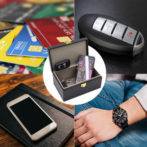 Chứng Khoán Sẵn Sàng RFID Chống Trộm Faraday Hộp Trường Hợp Cho Điện Thoại Thẻ Bảo Vệ Keyless Nhập Wifi Không Dây Chìa Khóa Xe Tín Hiệu Chặn Hộp - Product Image 6