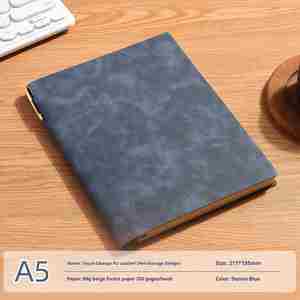 Promotion Luxury Corporate Personal Office Custom Souvenir Handmade UV Printed Leather Paper <b>A5</b> Journal Customizable Modern - Product Image 3
