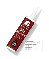 Scellant adhésif haute adhérence FEIDU'S HOME MS 300ml, durcissement rapide, adapté aux peintres, étanche, flexible, pour joints de portes et fenêtres