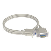 Cable de Extensión DB9 Macho a Hembra de Longitud Personalizable, Cable Serial RS232 de 9 Pines, Puerto COM, Ensamblaje de Cable Personalizado para Uso Industrial