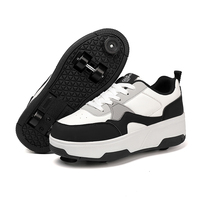Chaussures de roller décontractées à quatre roues pour jeunes enfants, respirantes, à prix d'usine, très vendues, chaussures de sport pour le patinage des enfants