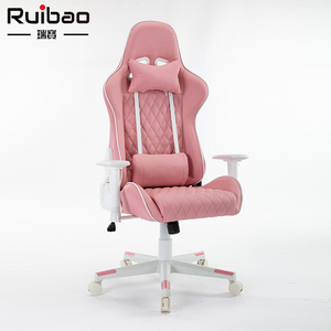 Uxury-<span class=keywords><strong>Silla</strong></span> de <span class=keywords><strong>gamer</strong></span> de alta calidad <span class=keywords><strong>para</strong></span> <span class=keywords><strong>niñas</strong></span>, accesorio ergonómico <span class=keywords><strong>para</strong></span> el cabello, color <span class=keywords><strong>rosa</strong></span> - Product Image 3
