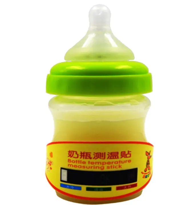 Baby Milk Bottle Temperature Reusable Flexible Digital Thermometer Sticker