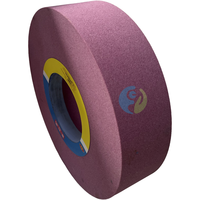 Disque abrasif en céramique de corindon chromé PA80 #   Roue de meulage en alumine fondue rose personnalisable 320*85*121