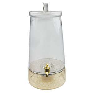 Grande capacité de distributeur de jus de boisson d'eau en verre avec <span class=keywords><strong>robinet</strong></span> 5l <span class=keywords><strong>10l</strong></span> distributeur de boissons de <span class=keywords><strong>bidon</strong></span> d'ananas pour restaurant à la maison - Product Image 2