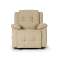 Fauteuil inclinable de massage électrique en cuir synthétique, siège individuel, télécommande, mobilier moderne pour salon, vente en gros
