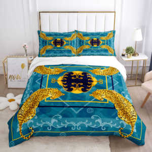 Nhà Máy Outlet thời trang in động vật dễ thương 100% Polyester tấm ga trải giường bộ đồ giường cho thanh thiếu niên - Product Image 3