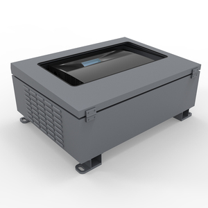 Boîtier de projecteur thermostat extérieur personnalisé Ip65 Boîtier extérieur de projecteur résistant aux intempéries avec <span class=keywords><strong>ventilateur</strong></span> - Product Image 1