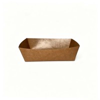 Boîte en papier kraft brun 100% recyclable |   Conteneur alimentaire jetable compostable |   Barquette à emporter en kraft naturel avec logo personnalisé