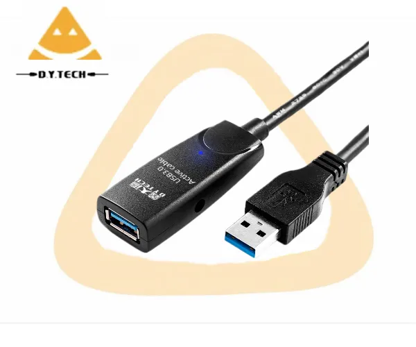High-speed Extension Cable Top Sale USB3.0 5m/10m/15m/20m/25m/30m with Signal Amplifier USB3.0 Black Poly Bag TYPE-C Braid