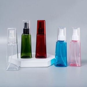 Botellas de Plástico de 100 ml para Spray/Atomizador/Alcohol, Directo de Fábrica, Colores Personalizados Disponibles - Product Image 1