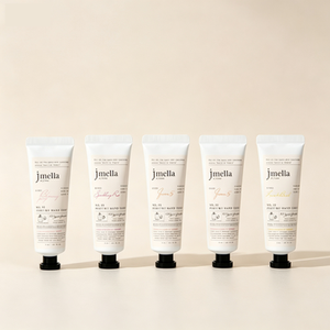 JMELLA en FRANCE Coffret Cadeau Crème Mains Parfumée Pivoine en Fleurs et Parfum Coréen Anti-rides Soin des Mains Vente en Gros - Product Image 1