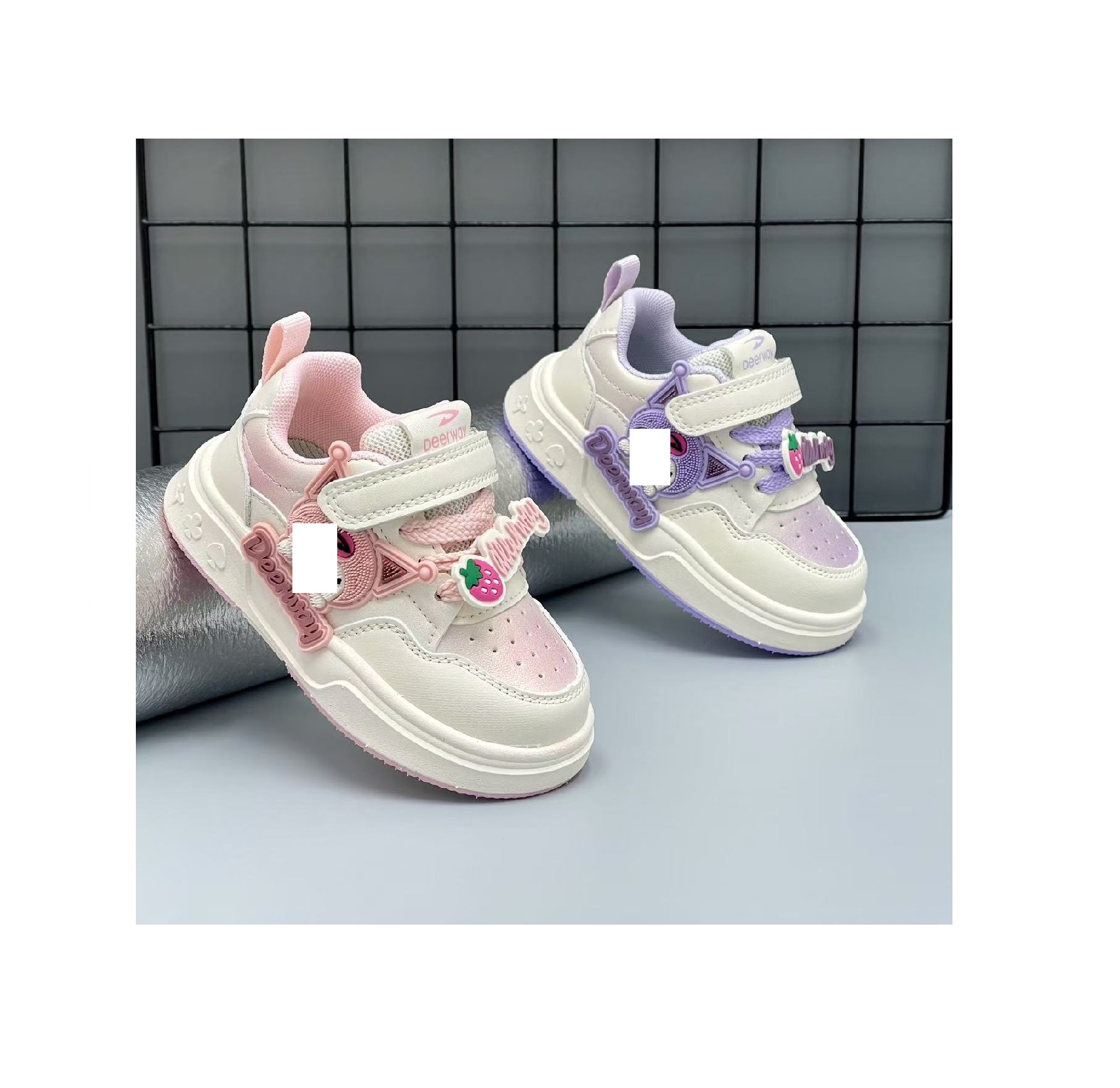 Spring and Autumn New Baby Girls' Sports Shoes Cute Single Shoes Children's Casual Shoes Anti Slip Soft Bottom