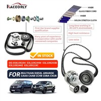 طقم حزام توقيت المحرك RACEORLY 03L198119D 03L198119B لسيارة فولكس فاجن مالتيفان 2.0T ديزل CLJ