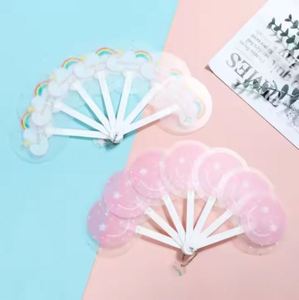 Custom Logo Printing Advertising Plastic <b>Fans</b> Business Gift <b>Hand</b> <b>Fans</b> - Product Image 2