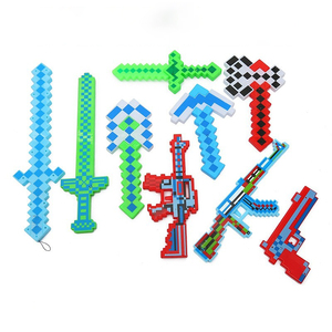 Hot Sale Promotional Toy Led <b>Light</b> up pixel Sword axe pixel Toy Led pixel Toy Gun <b>Light</b> and Sound Pickaxe Toys - Product Image 2