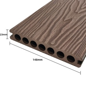Tarima de Exterior con Aspecto de Madera WPC, Suelo de Madera Plástica Compuesta Resistente al Desgaste, Baldosas para Terraza - Product Image 2